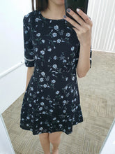 Floral Laser Trim Dress - Ferlicious